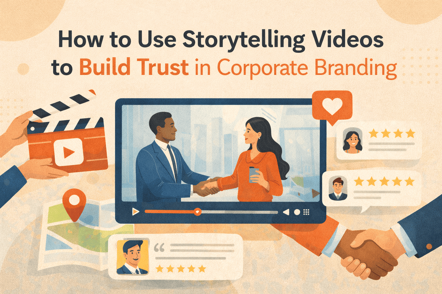 How to use storytelling videos to build trust in corporate branding