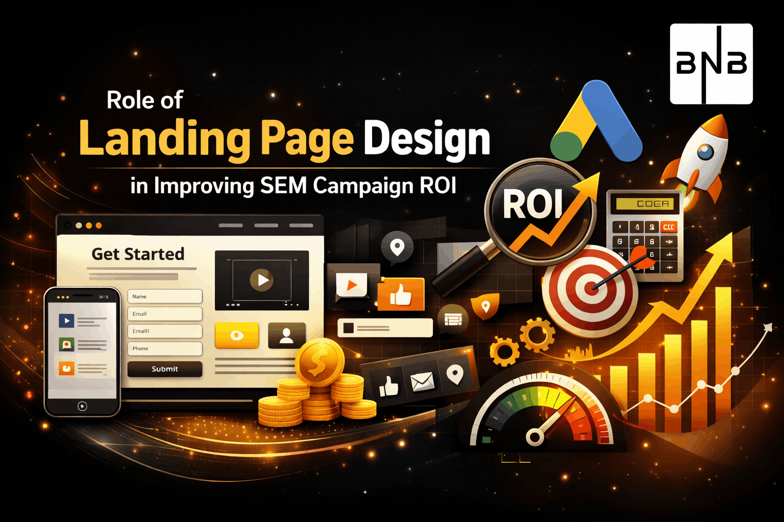 Role of landing page design in improving SEM campaign ROI